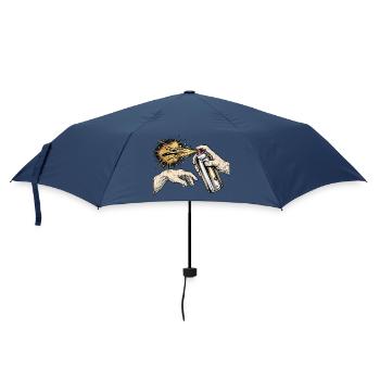 Die Erschaffung Adams Spraydose - Regenschirm (klein) - Navy - Vorne