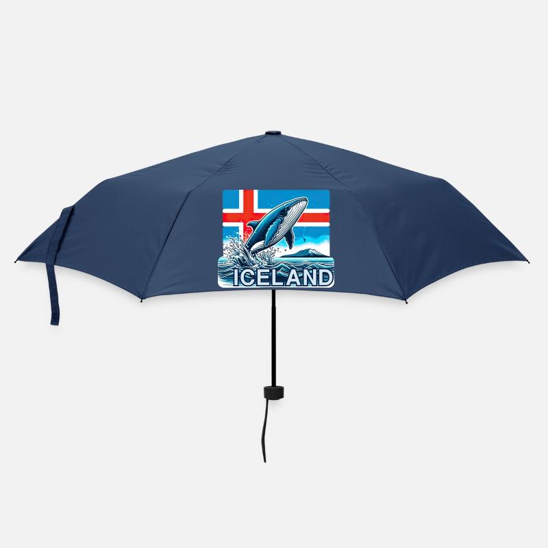iceland Iceland 10 - Umbrella (small) - navy