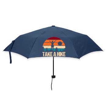 Randonnée sur sentier de montagne Randonnée en plein air Braconnage - Parapluie standard - marine - Devant