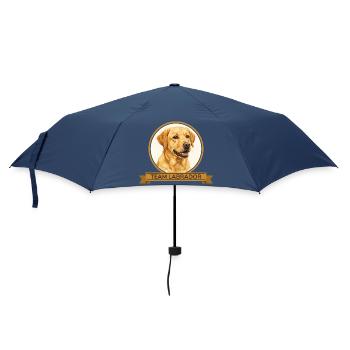 Team Labrador Retriever - Regenschirm (klein) - Navy - Vorne