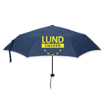 Lund Sweden City Logo - Umbrella (small) - navy - Front