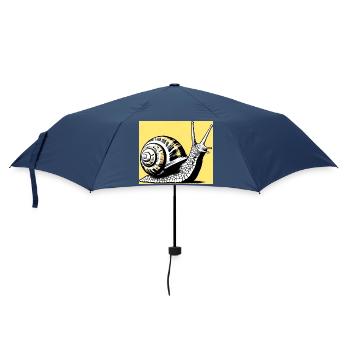 Escargot - Parapluie standard - marine - Devant