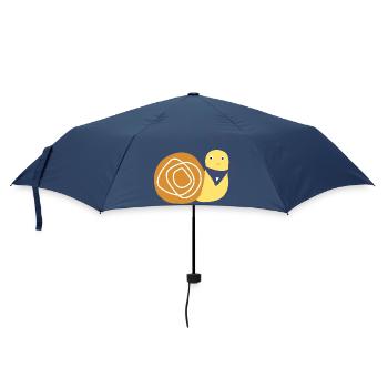 Snail Power for Kids | Birthday, Gift - Umbrella (small) - navy - Front