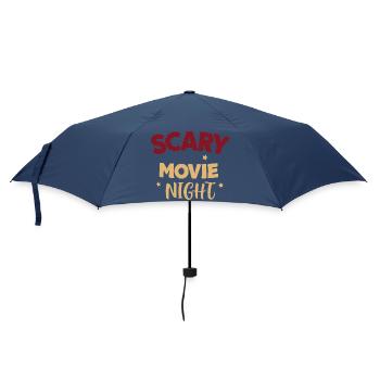 Scary Movie Night Graphic - Umbrella (small) - navy - Front