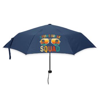 Spring Break Squad Girls Trip Beach Cruise 2026 - Regenschirm (klein) - Navy - Vorne