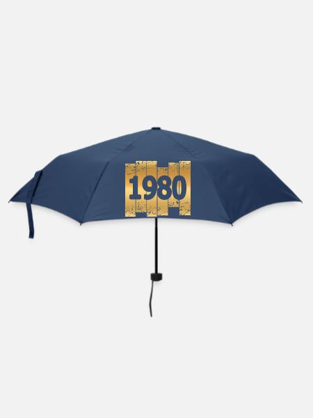 1980 - Regenschirm (klein) - Navy