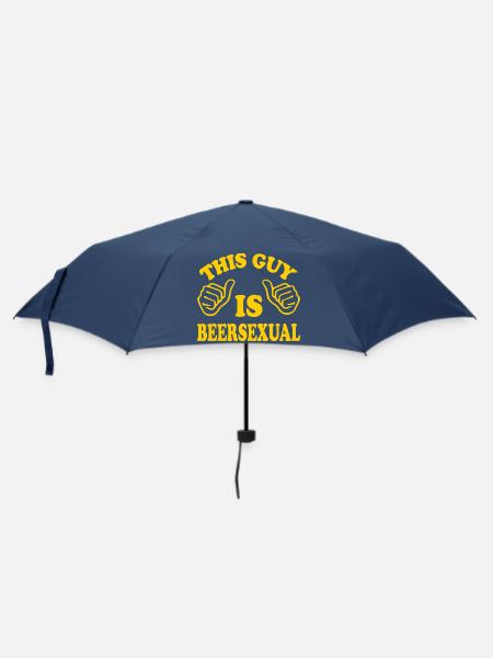 This Guy Is Beersexual - Regenschirm (klein) - Navy