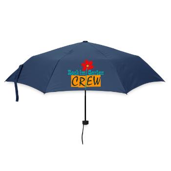 Rock in the Garden Crew – Jardinier Flowers Design - Parapluie standard - marine - Devant