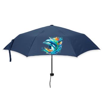 Dauphin - Parapluie standard - marine - Devant