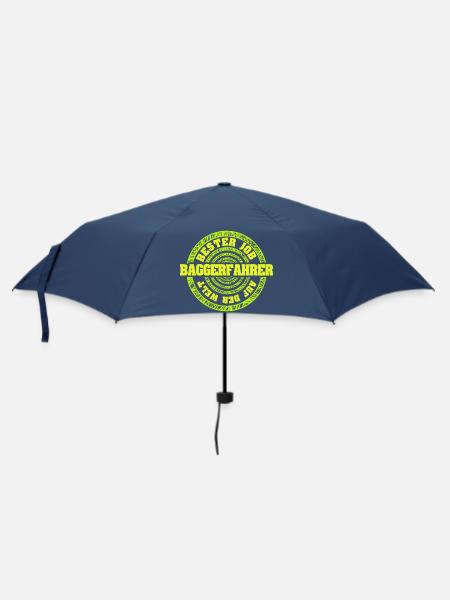 Beruf Baggerfahrer - Regenschirm (klein) - Navy