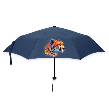 Cheetah - Umbrella (small) - navy - Front