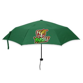 Fight 4 yourself - Umbrella (small) - bottlegreen - Front
