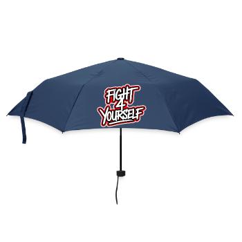 Fight 4 yourself - Regenschirm (klein) - Navy - Vorne