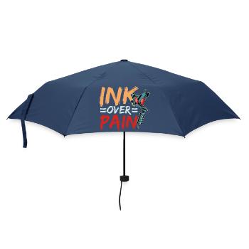 Ink Over Pain Tattoo Machine Design - Umbrella (small) - navy - Front