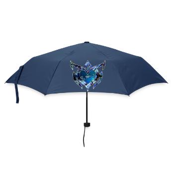 Elegant floral design - Umbrella (small) - navy - Front