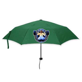 Squat, Eat, Sleep & Repeat. - Parapluie standard - vert bouteille - Devant