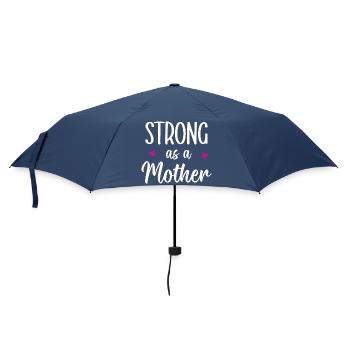 Strong as a Mother - Umbrella (small) - navy - Front