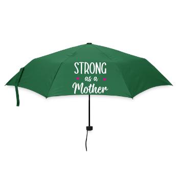 Strong as a Mother - Umbrella (small) - bottlegreen - Front