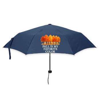 Autumn is my favorite color Autumn love - Umbrella (small) - navy - Front