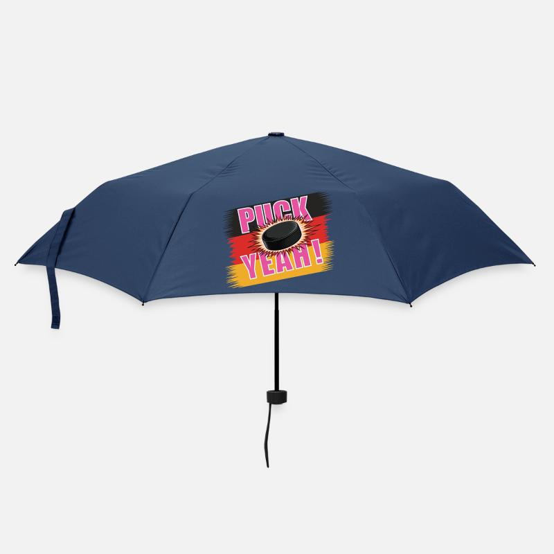 Puck Yeah – Eishockey T-Shirt - Umbrella (small) - navy