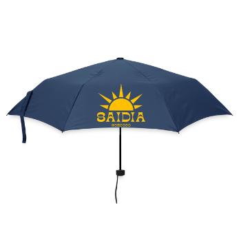 Saidia Marokko Sonnenemblem - Regenschirm (klein) - Navy - Vorne