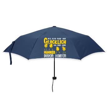Hühnerflüsterer Huhn Hühnerhalter Hühner - Regenschirm (klein) - Navy - Vorne