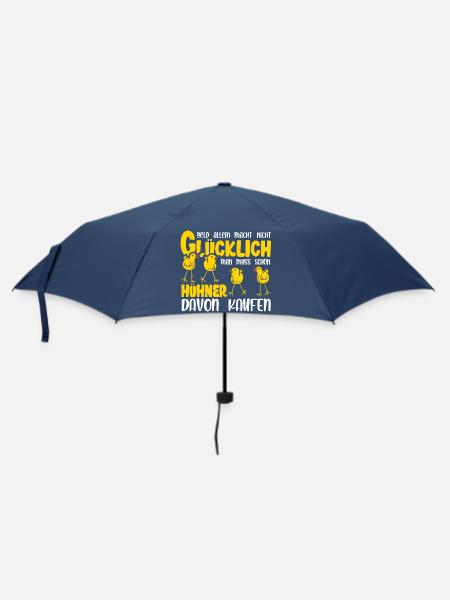 Hühnerflüsterer Huhn Hühnerhalter Hühner - Regenschirm (klein) - Navy