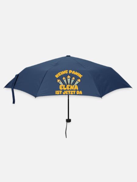 Spruch Elena - Regenschirm (klein) - Navy
