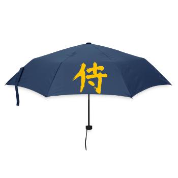 Samurai - Japanese / Kanji - Umbrella (small) - navy - Front