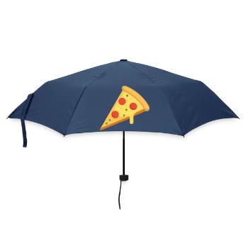 pizza slice - Umbrella (small) - navy - Front