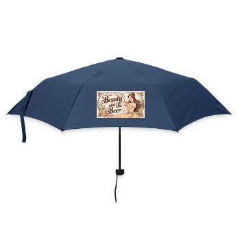 La beauté et la bière - Parapluie standard - marine - Devant