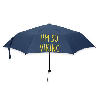 JE SUIS TELLEMENT VIKING Wikinger - Parapluie standard - marine - Devant