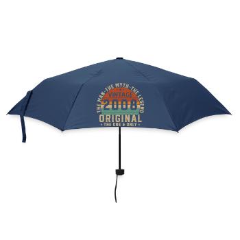 2008 Vintage Retro Birthday Gift - Umbrella (small) - navy - Front