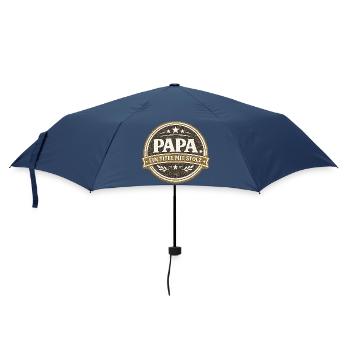 Dad Title with Pride Gift Vintage - Umbrella (small) - navy - Front
