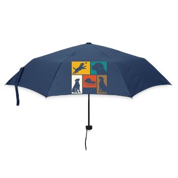 Labrador Retriever Father Dog Lover - Umbrella (small) - navy - Front