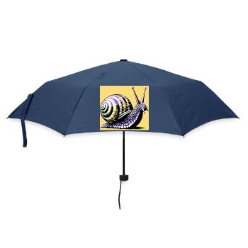 Snail - Umbrella (small) - navy - Front