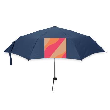 Rayures de Crépuscule Tidefold - Parapluie standard - marine - Devant