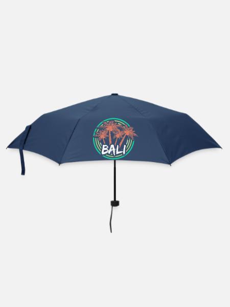 Geschenk für Bali - Regenschirm (klein) - Navy