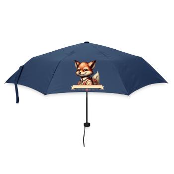 Starting school in style: Fuchs for school beginners - Umbrella (small) - navy - Front