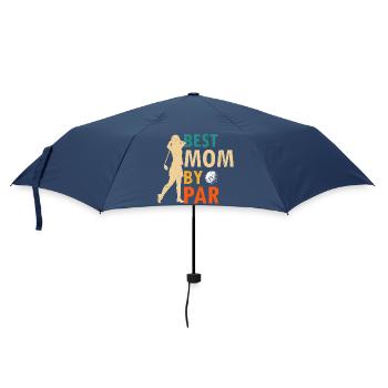 I Work to Support My Golf Addiction Funny Humor - Regenschirm (klein) - Navy - Vorne