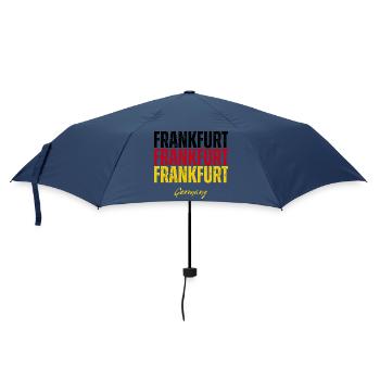 Frankfurt, Germany, a souvenir of Frankfurt - Umbrella (small) - navy - Front