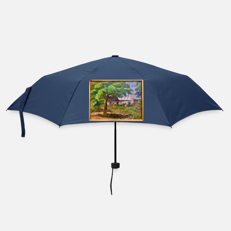 Kræsten Iversen "Bornholmer Räucherei" - Regenschirm (klein) - Navy