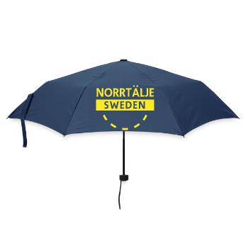 Norrtälje Sweden Round Logo - Umbrella (small) - navy - Front
