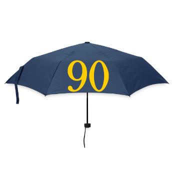 90. 90 YEARS. 90th ANNIVERSARY. 90 YEARS ANNIVERSARY. - Umbrella (small) - navy - Front