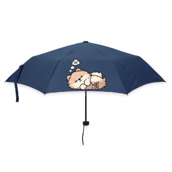 Poméranien Poméranien Spitz Chien Miniature Spitz Holder - Parapluie standard - marine - Devant