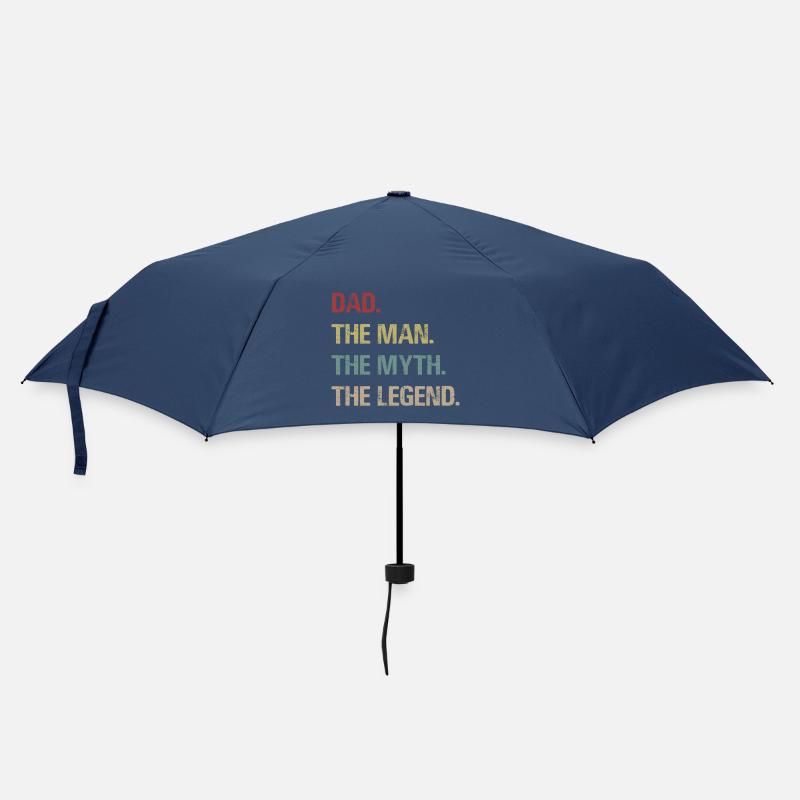 Dad. The man. The Myth. The Legend. - Umbrella (small) - navy