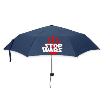 Stop Wars - Umbrella (small) - navy - Front