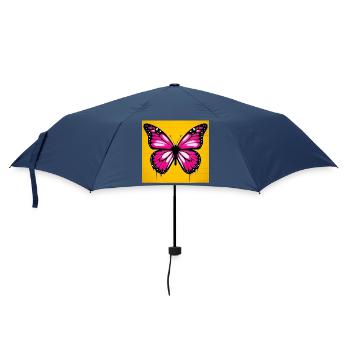 butterfly - Umbrella (small) - navy - Front
