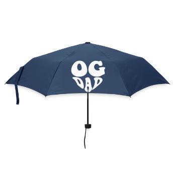 OG Dad – Kleines Herz (benutzerdefinierte Farbe) - Regenschirm (klein) - Navy - Vorne