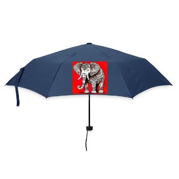 éléphant - Parapluie standard - marine - Devant